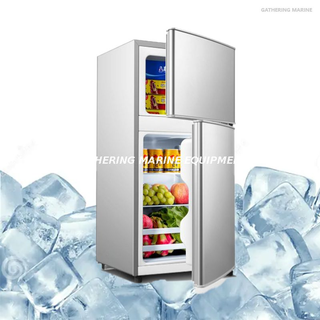  Congeladores de acero inoxidable Refrigerador congelador vertical para barcos