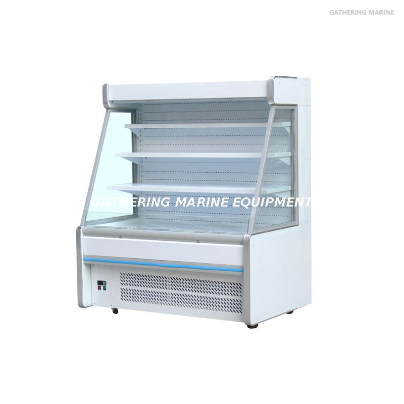 Vitrina refrigerada abierta con refrigeración por aire marino 