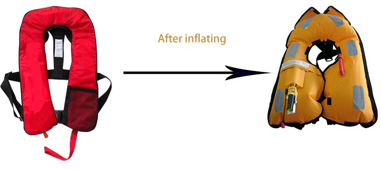 Chaleco salvavidas inflable 42