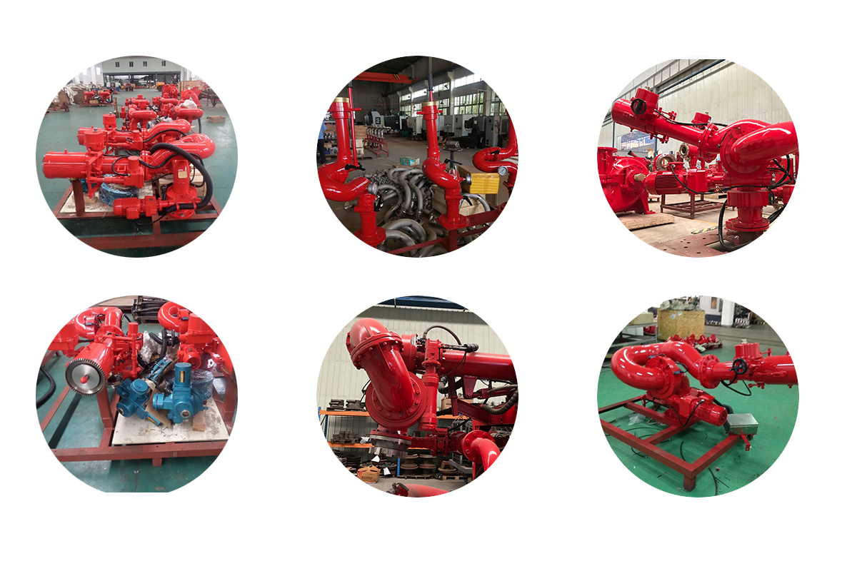 agua del monitor de fuego