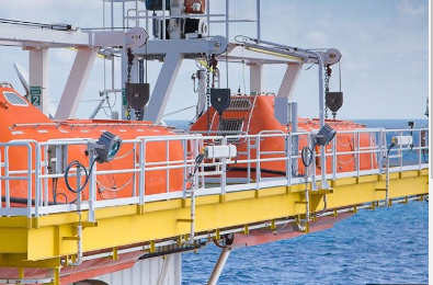 Bote salvavidas tipo plataforma