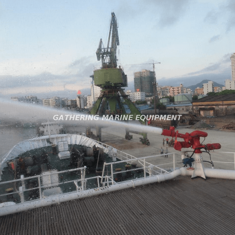 Sistema de extinción de incendios externo marino de 2400m3/h para barcos 