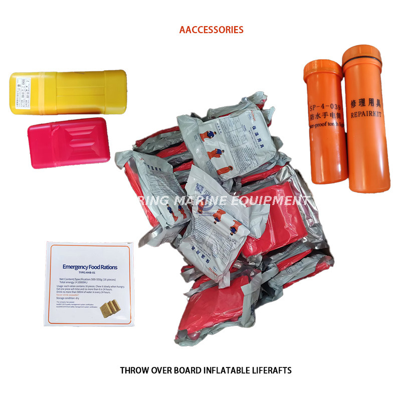 Equipo de emergencia marina Solas Un tipo de persona que tiene una persona inflable LifeRaft inflable de la vida inflable