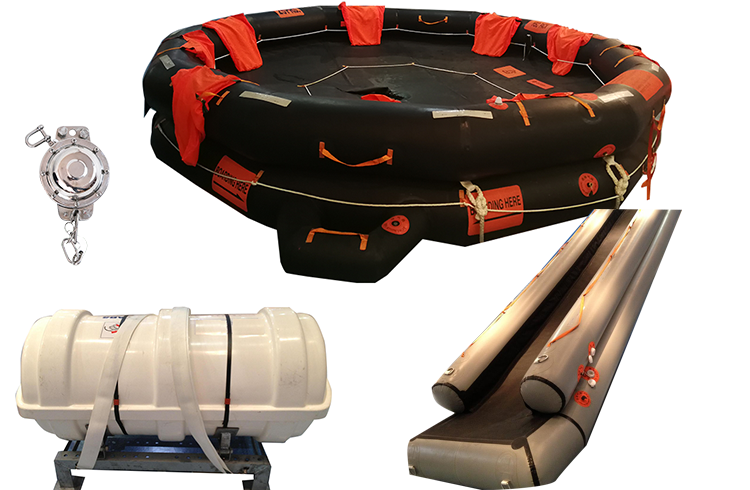 Balsa salvavidas abierta20