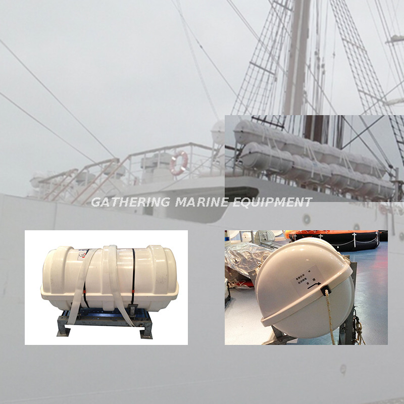 Balsa salvavidas inflable para tirar por la borda SOLAS 6-35 personas con certificado CCS EC