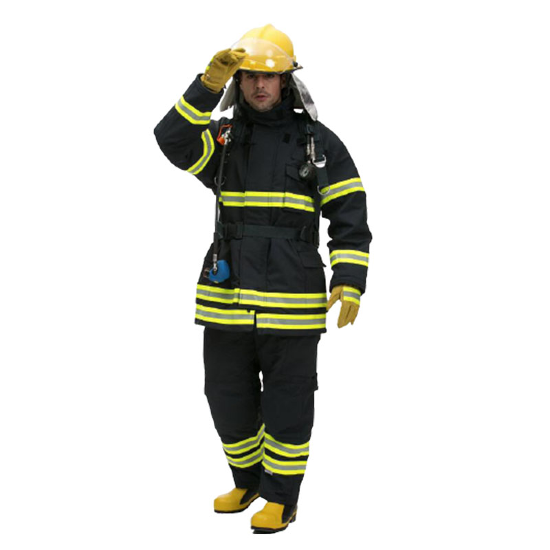 Traje de seguridad para bomberos est&aacute;ndar EN Traje contra incendios de proximidad a incendios intensos a la venta3
