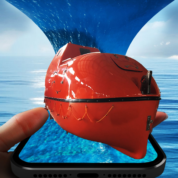 Bote salvavidas de ca&iacute;da libre18