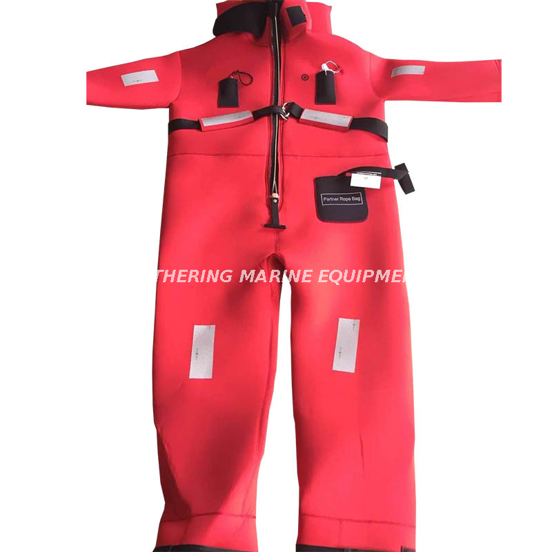 Traje de inmersión con aislamiento térmico, trajes de supervivencia, traje de inmersión tipo III