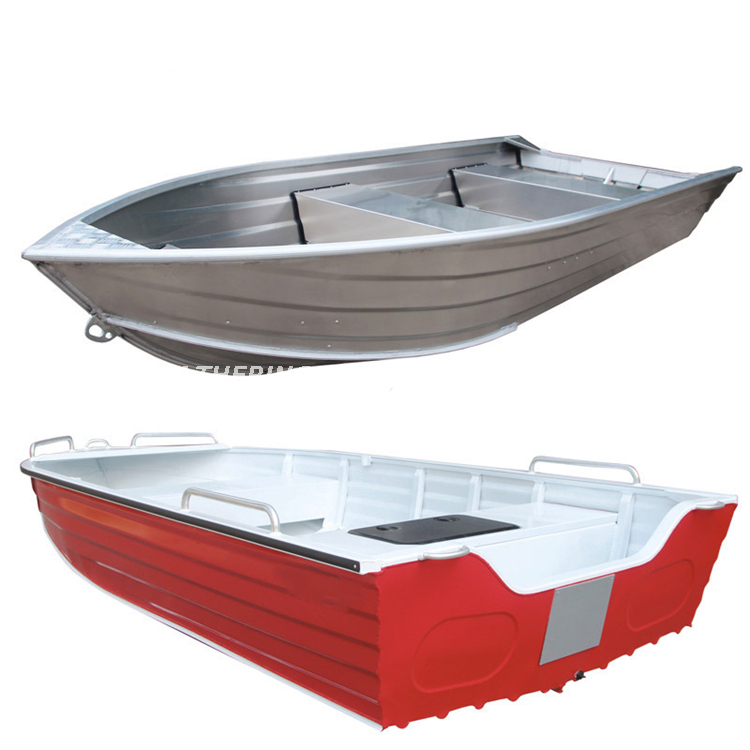 Barco de aluminio, pesca, remo, barco duradero, casco de aleación de aluminio
