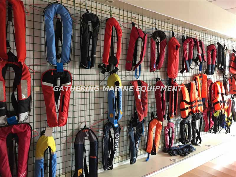 Chaleco salvavidas inflable marino