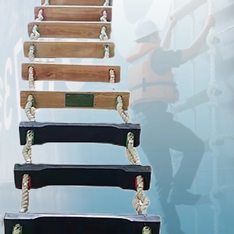 Diferencia entre escalera piloto y escalera de cuerda de embarque