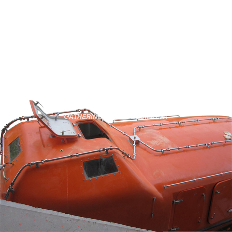 Botes salvavidas SOLAS Bote salvavidas totalmente cerrado con pescante tipo gravedad