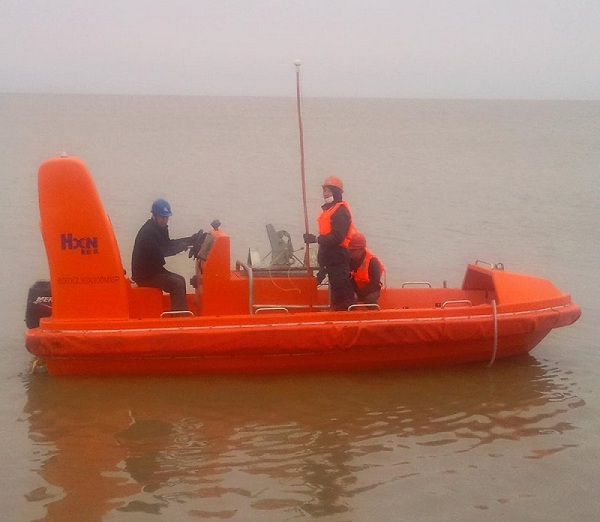 Atenciones al operar un bote de rescate rápido