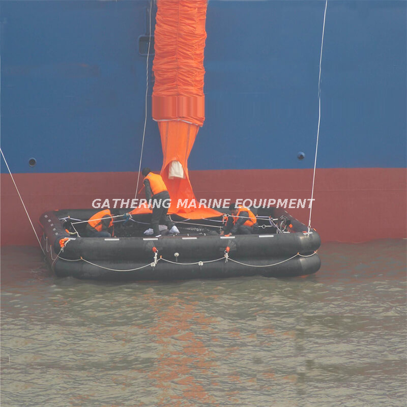 Dispositivo vertical de la evacuación de la nave de MES de la sola diapositiva del sistema marino del conducto de evacuación