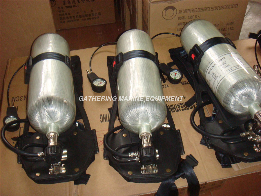 Composición del aparato de respiración de aire SCBA