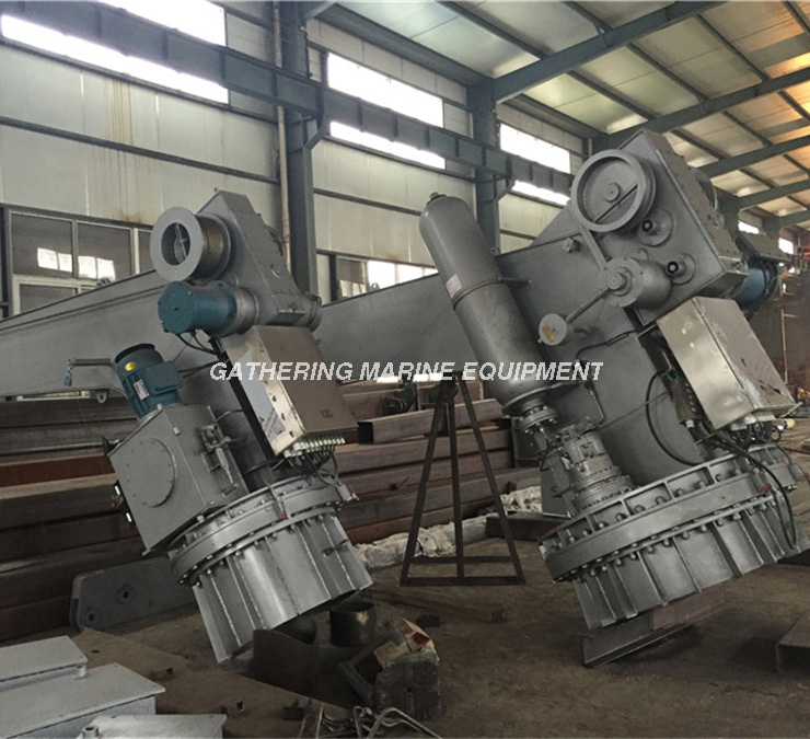 Pescante giratorio para bote de rescate.(13)