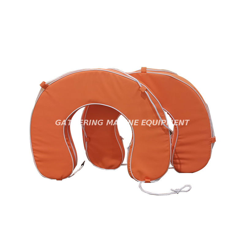 Boya salvavidas de herradura naranja de espuma de PU en forma de U de rescate acuático