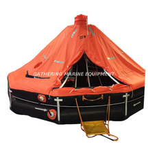 Davit lanzó balsa salvavidas inflable
