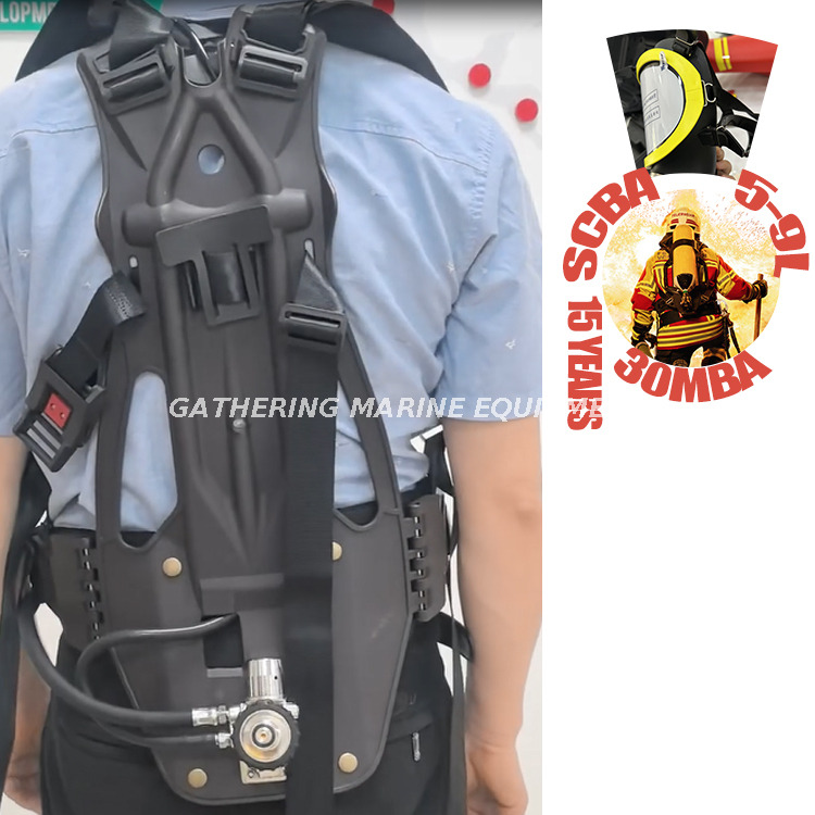 Cilindro de aire comprimido de 5L / 6L / 6.8L para aparatos de respiración de aire Aparato de respiración autónoma
