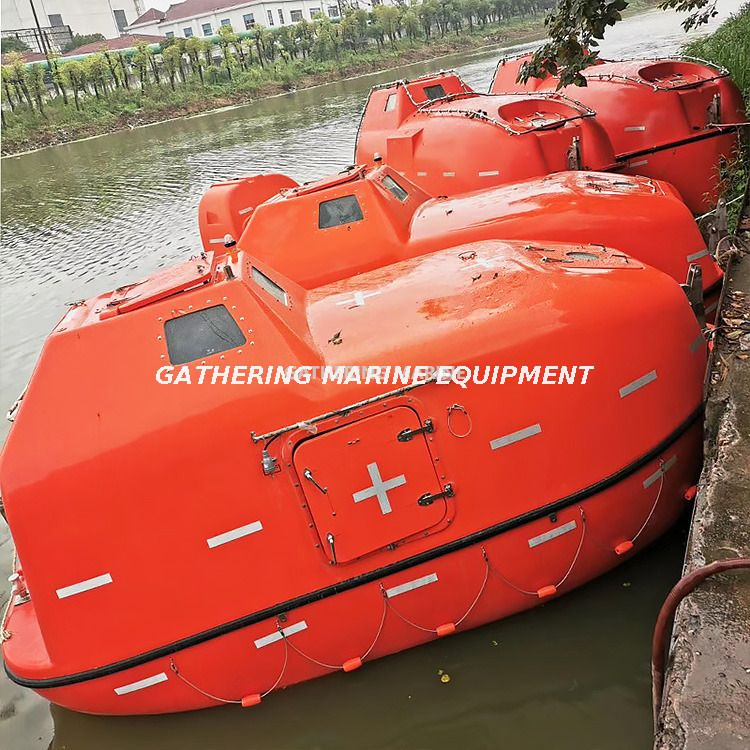 Solas Life Boats Totalmente encerrado con bote salvavidas con gravedad davit
