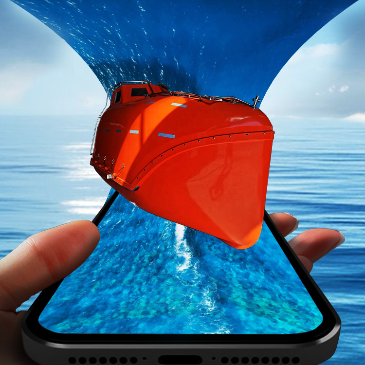 Bote salvavidas de ca&iacute;da libre16