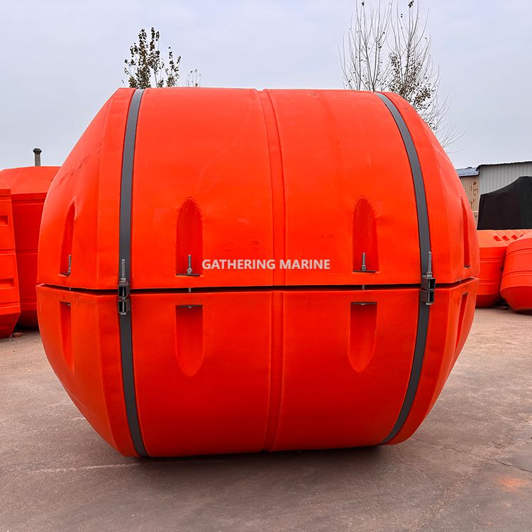 Tubería de draga usada marina flotante boya de plástico tubo de dragado flotadores pontones flotadores