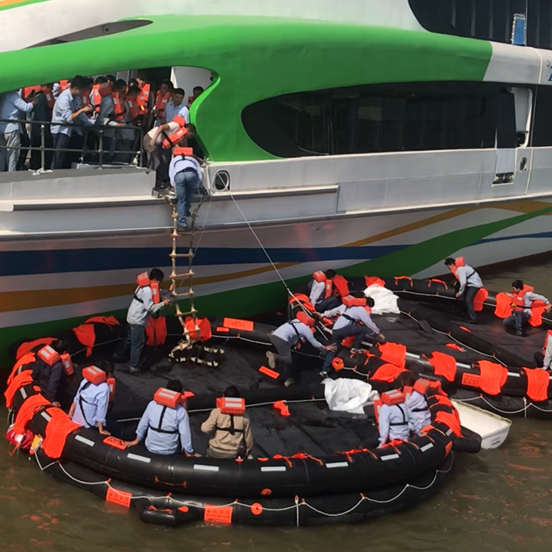 Balsa salvavidas abierta2