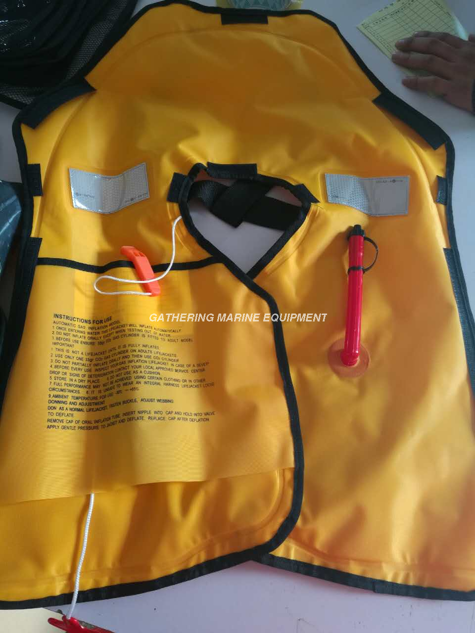 Chaleco salvavidas inflable 
