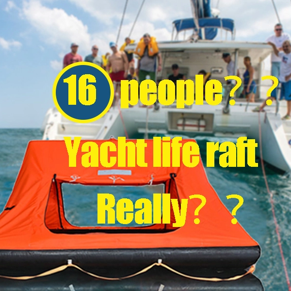 ¿La balsa del yate tiene ahora una capacidad para 16 personas?
