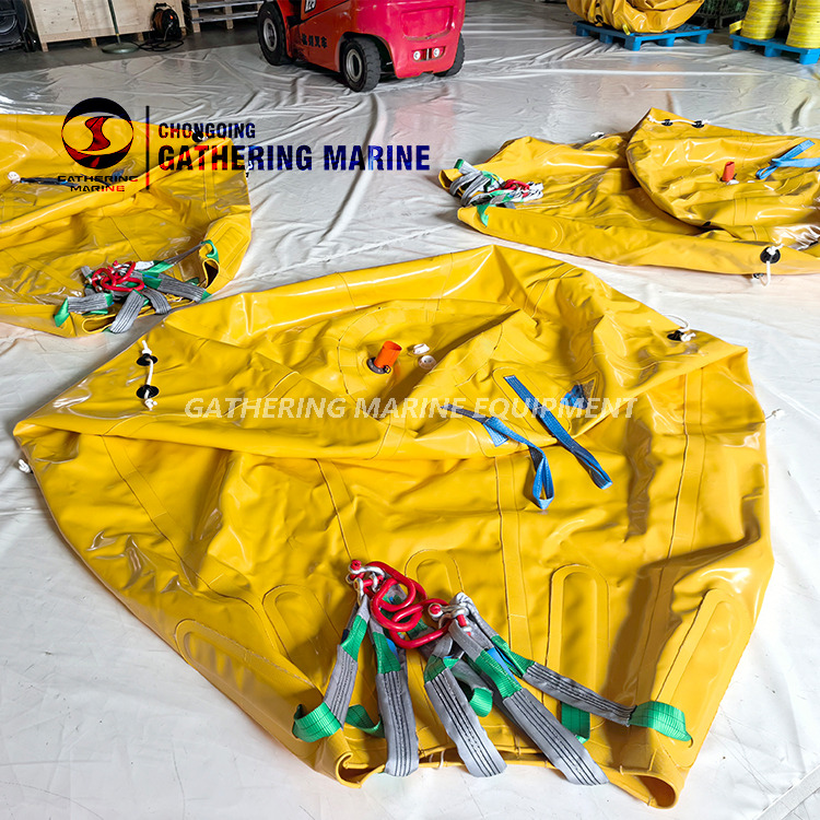 Bolsas de elevación de aire subacuáticas IMCA D016 estándar 0,1-50T adecuadas para salvamento de naufragios y flotabilidad asistida por cable