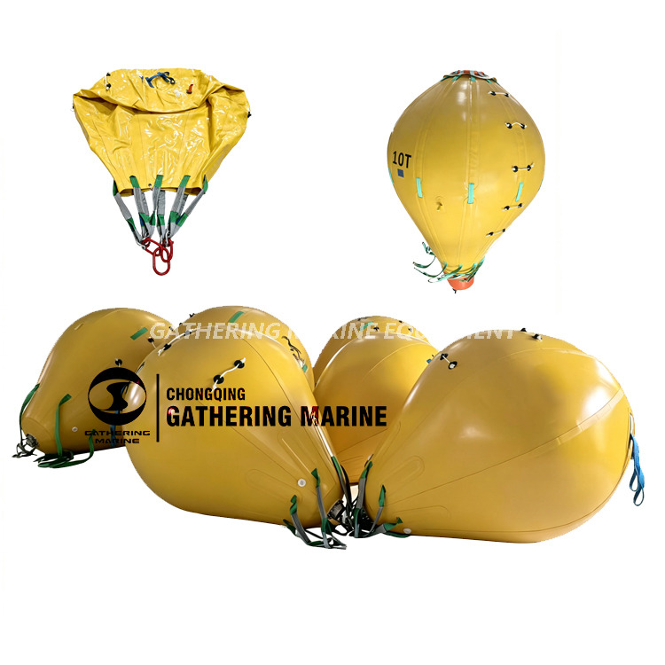 Bolsas de elevación de aire subacuáticas IMCA D016 estándar 0,1-50T adecuadas para salvamento de naufragios y flotabilidad asistida por cable